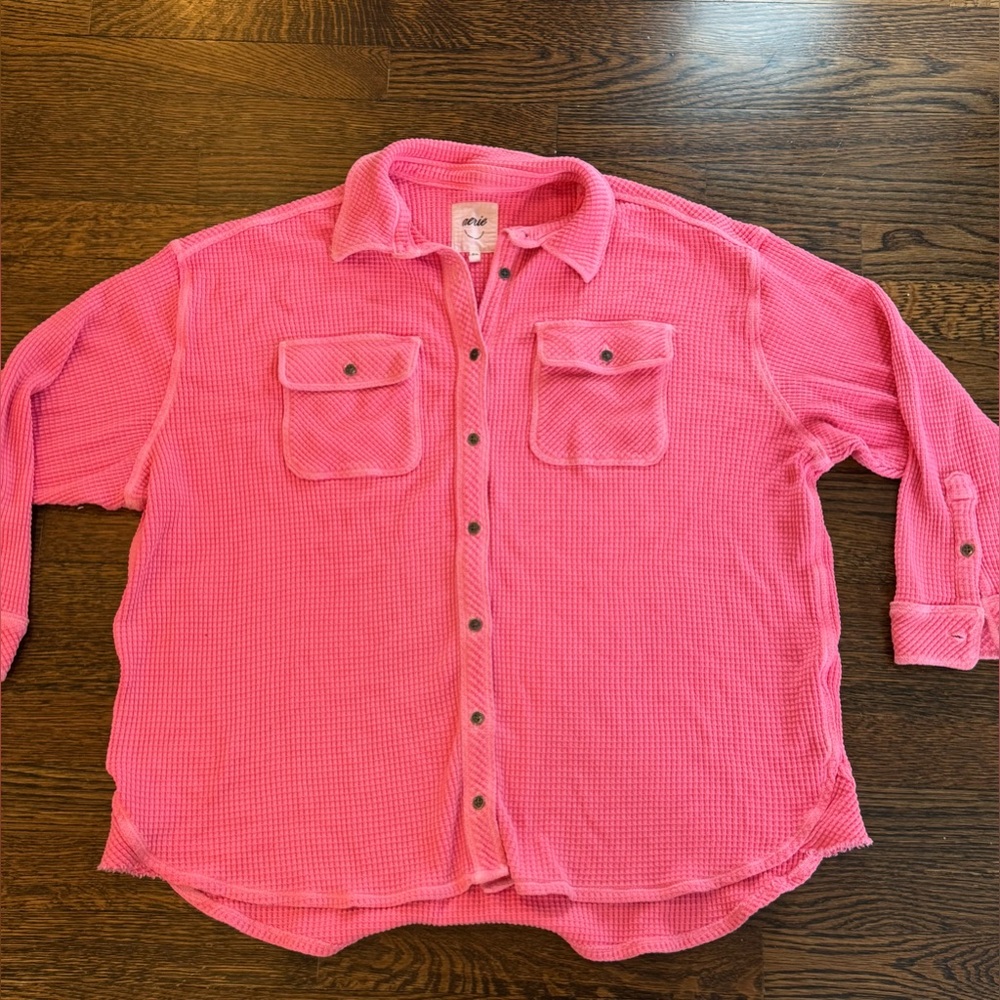Aerie Lumberjane Waffle Shirt